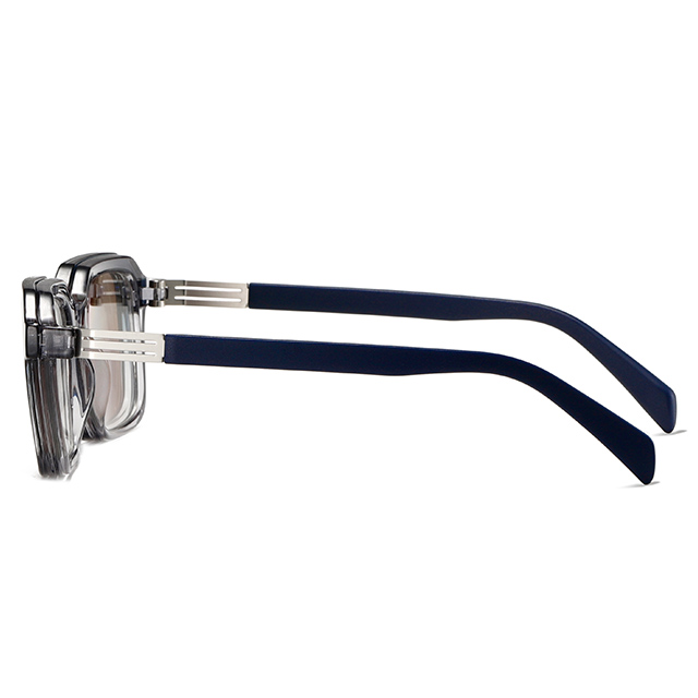 33106 Clipe magnético de estrutura geométrica por atacado sobre óculos de sol