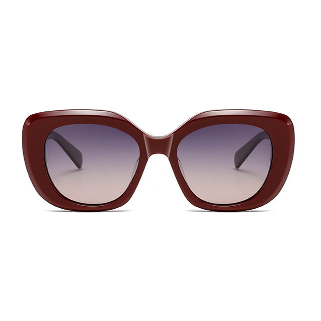 32121 Soldado de borboleta elegante Mulheres óculos de sol acetato