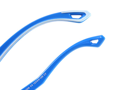 51008-óculos esportivos infantis com pontas de templo de borracha