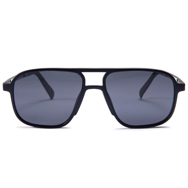 1910 estilo aviador com ponte de nariz duplo o dia todo confortável usando clipe de óculos de sol para homens