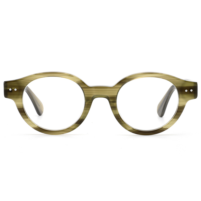 2142 FORMA CLÁSSICA REOND ROUNT FORÇA E TEMPOLOS SLIM ACETATE CONSTRUÇÃO VOCES ópticos