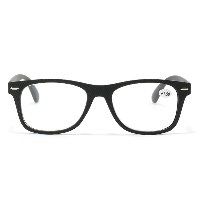 3109 quadrado quadrado retrô confortável usando óculos de leitura de plástico pintados macios