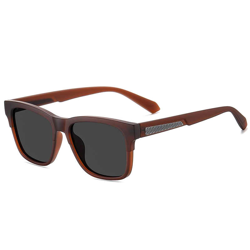 7518 Quadro quadrado de Wayfarer clássico One Piece Nariz Pads Unissex Fishing Sunglasses