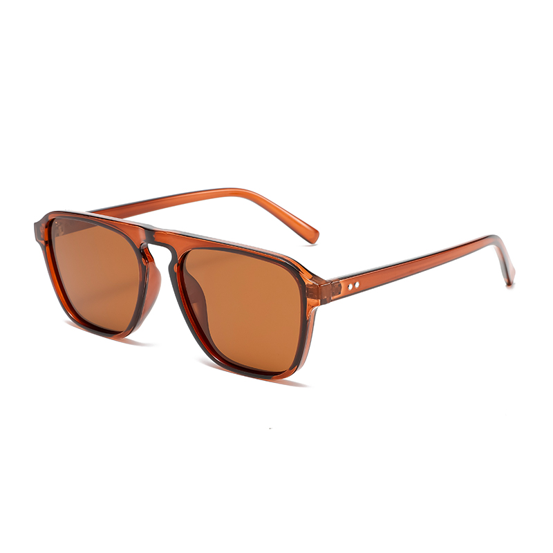 3475 moldura de forma quadrada com ponte de nariz líquido estilo minimalista de óculos de sol unissex