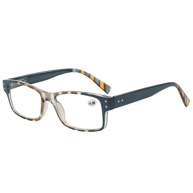 3129 Frame retangular com leitor de normas de lentes de luz azul Anti Blue CE
