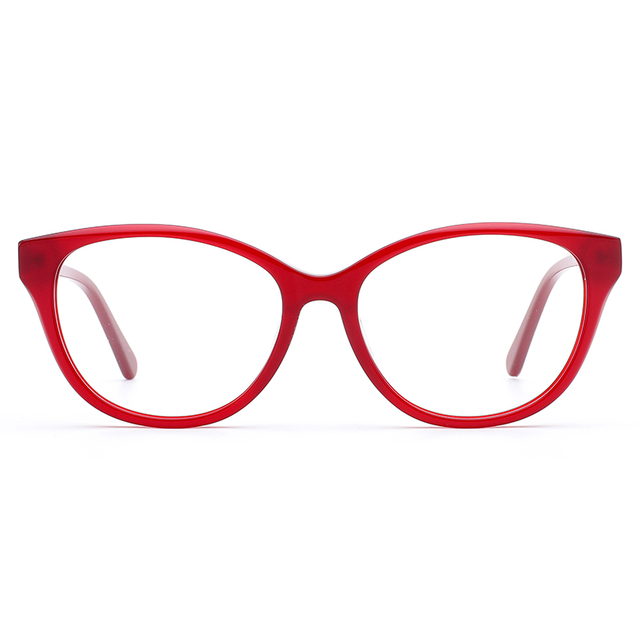 3034 CATEYE SHAPE Spring Deldate Acetato de molduras ópticas