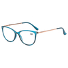 3016 CATEYE SHAPE Frame Apresentam cores claras Luz azul Mulheres lendo óculos de leitura