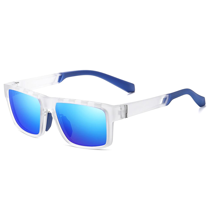 7521 Aberto de design de design de borracha dicas de borracha TR Material leve e óculos de sol de estilo esportivo