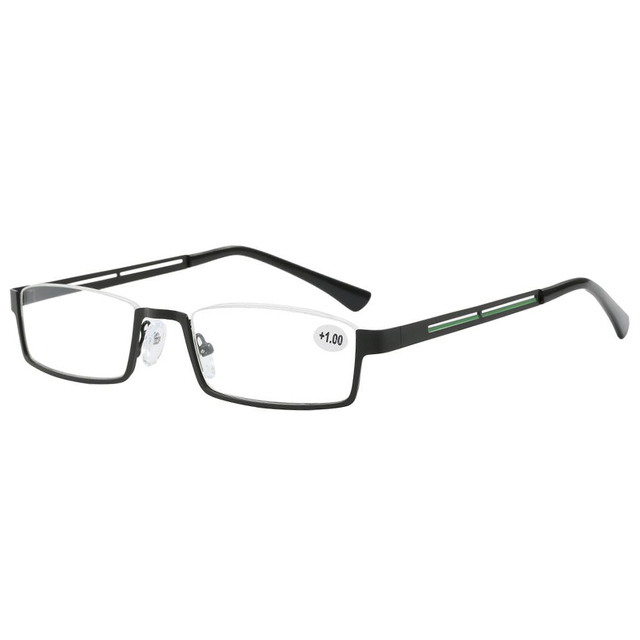 3148 Upper Semi Rimless Vision Menos Obstrutivo Reader Ultralight Metal