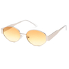 2281 VENDA POPULAR VENDA PEQUENA METURA OVAL ULTRATRATHINA METAL FELHETS TEMPORES UNISSISEX Sunglasses