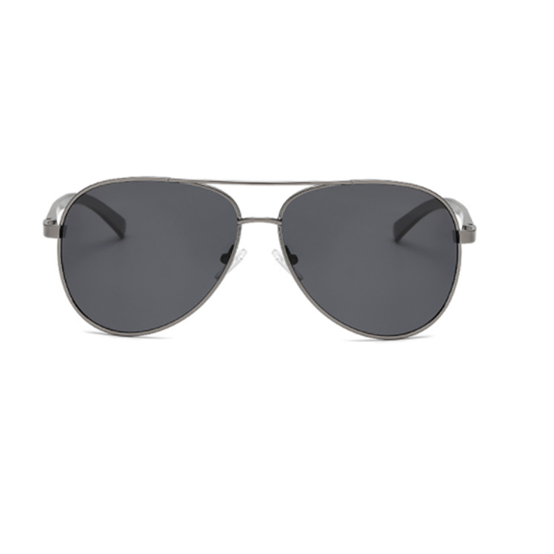 Aviador clássico Bridges Double Men/Women Metal Metal Polarized Sunglasses #81877