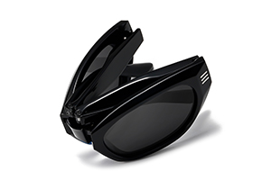 Óculos de sol dobráveis ​​triplos