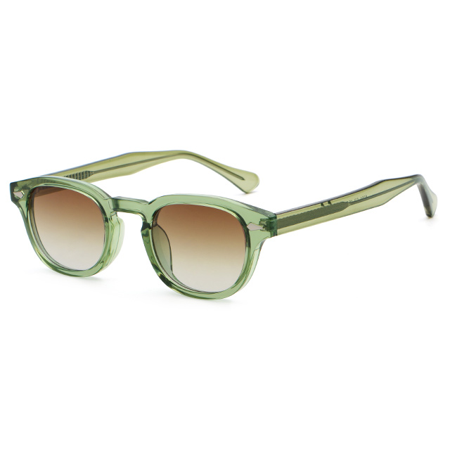 6201 quadro redondo clássico Becha de marelas da ponte de peças de sol dos óculos de sol plástico