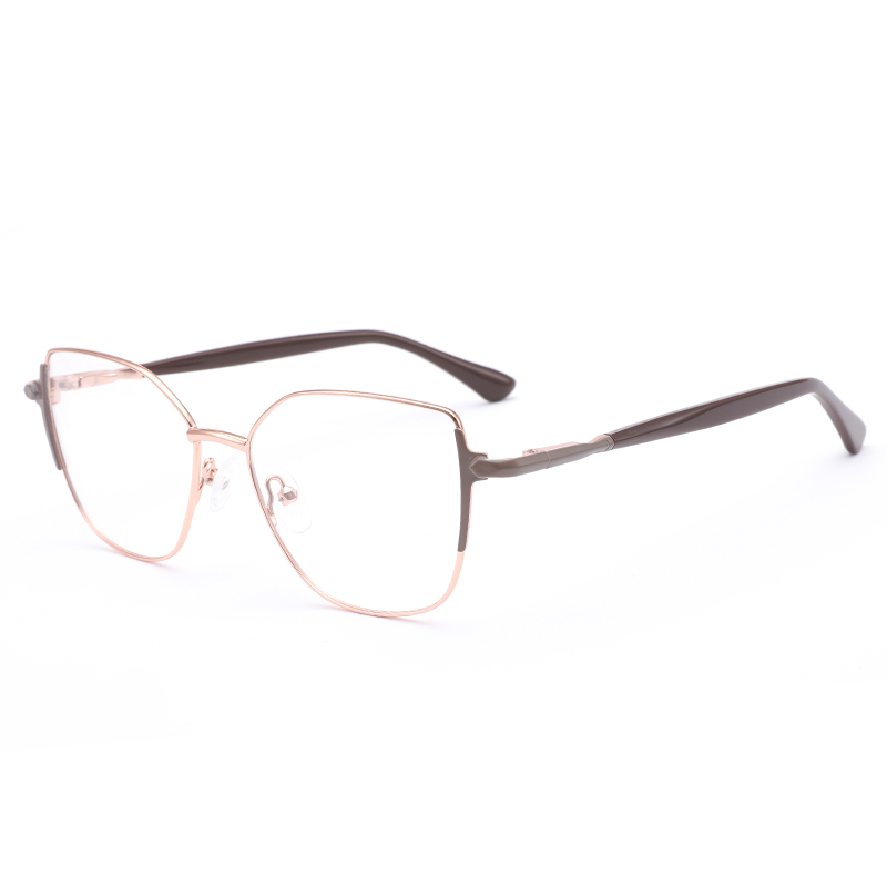 1021 Spring Hinge Hinge Photochromic Metal Mulheres óculos