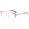 1028 Spring Hinge Hinge Photochromic Metal Mulheres óculos