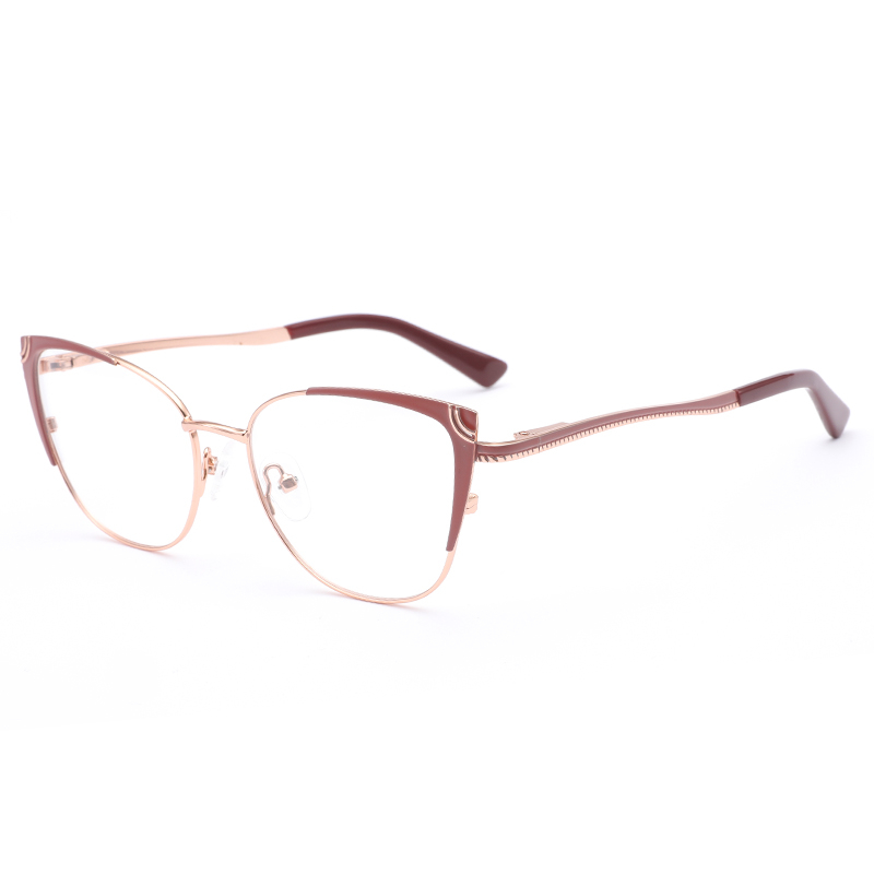 1028 Spring Hinge Hinge Photochromic Metal Mulheres óculos