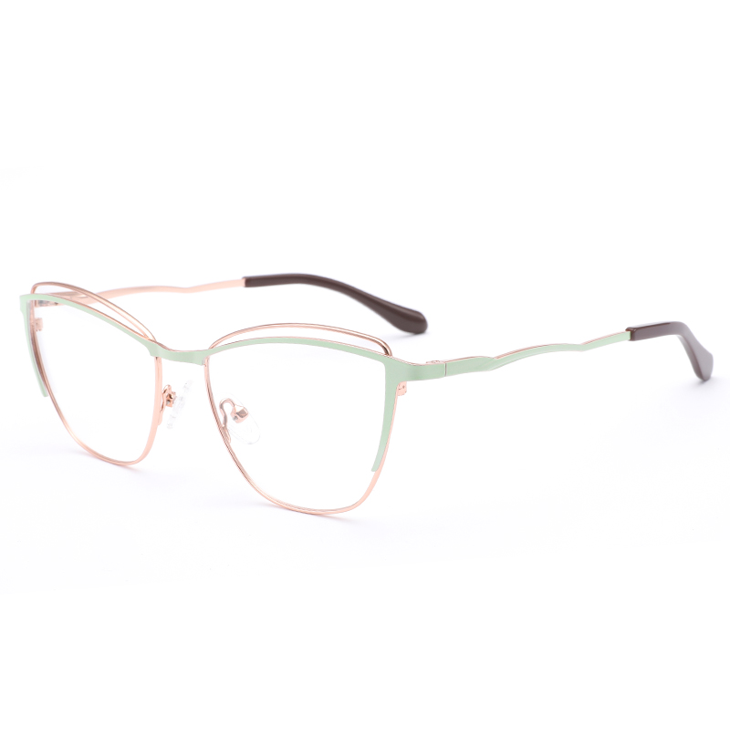 1025 Spring Hinge Hinge Photochromic Metal Mulheres óculos