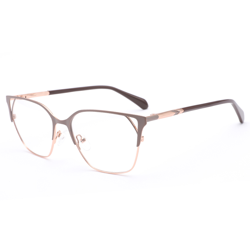 1024 Spring Hinge Hinge Photochromic Metal Mulheres óculos