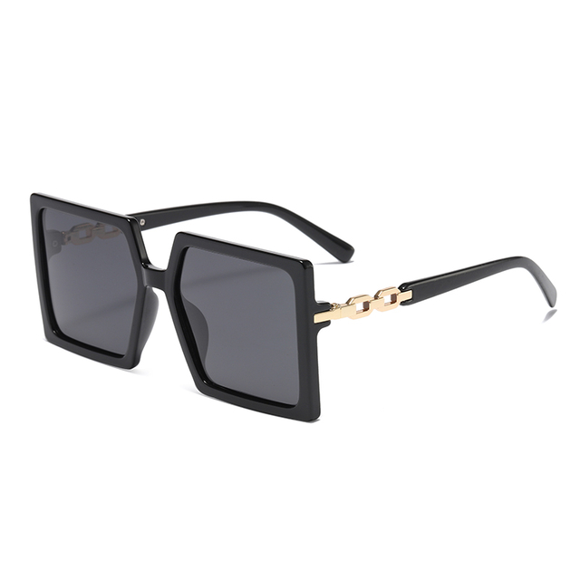 Estoque TR90+Mulheres polarizadas de metal Óculos de sol #81803