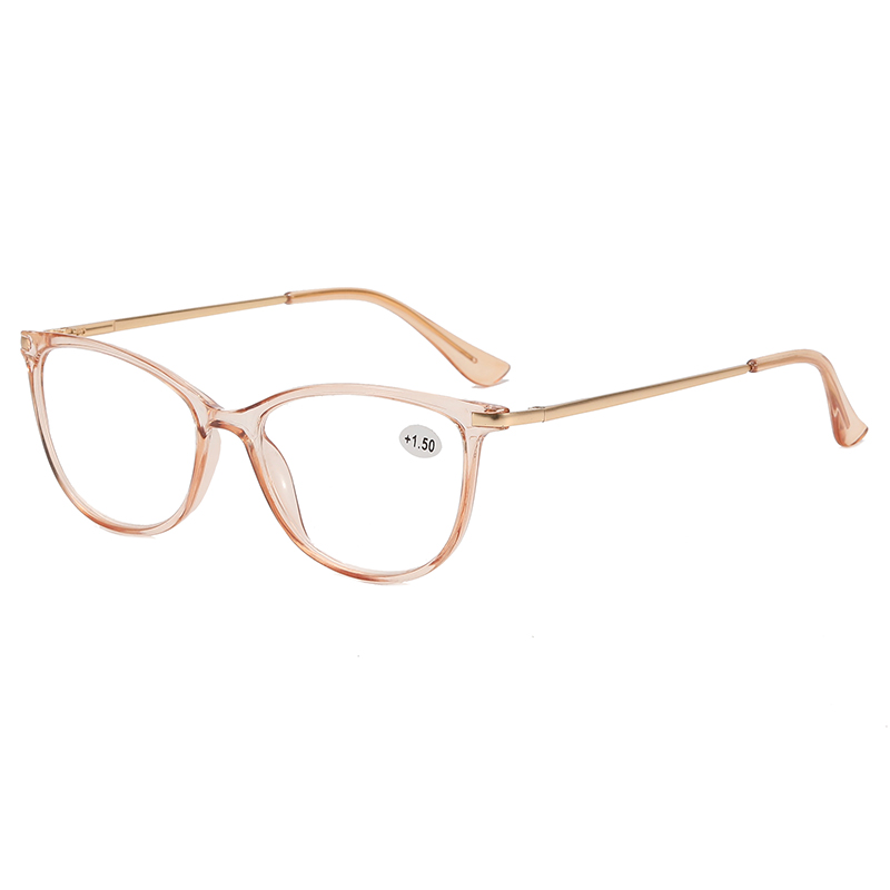 3016 CATEYE SHAPE Frame Apresentam cores claras Luz azul Mulheres lendo óculos de leitura