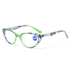3099 Trendy Cateye Shape Frame Caracteria de cristal desbotado PTIRN PTIRN MULHERES LEITURAS COISAS DE LEITÃO