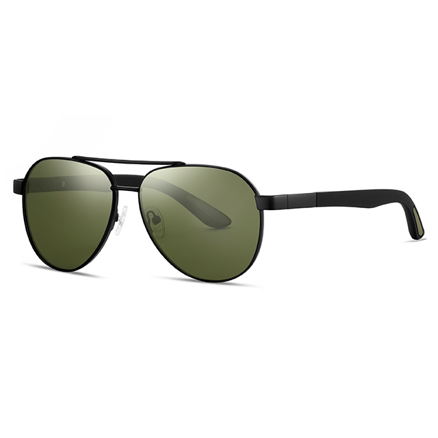 15103 Estilo esportivo Aviador Men Metal Metal Sunglasses