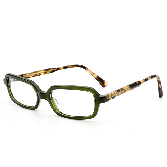 2173 Frames ópticos de acetato em forma de travesseiro pronto pronto