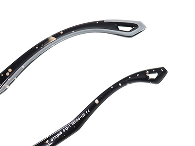 51006-óculos de sol para ciclismo infantil com pontas de templo de borracha