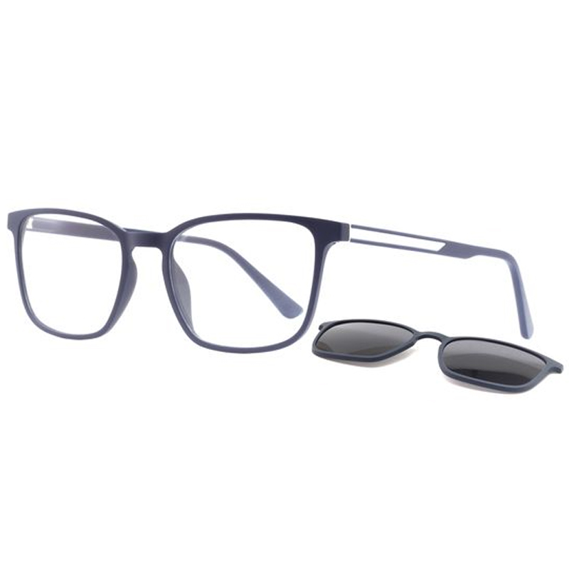 951119 Delicado quadro retangular de forma universal Pads de nariz clipe bicolor em óculos de sol