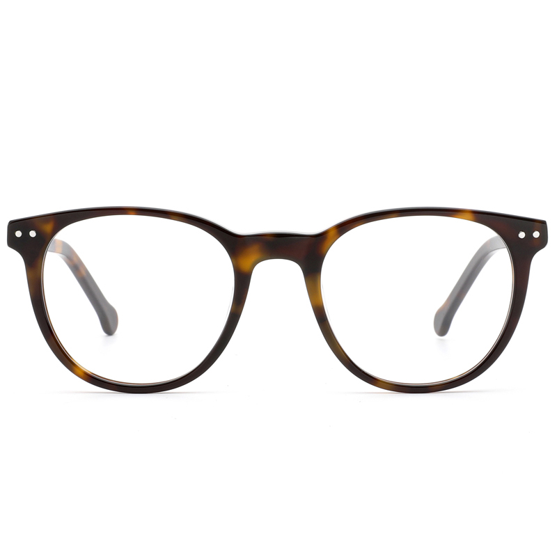 2144 pregos de tom prateado em forma oval decorados de estilo retro slim acetato de quadros ópticos