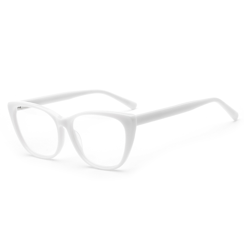 3038 Cateye Shape Spring Deldes Acetato de Mulheres ópticas Quadros ópticos